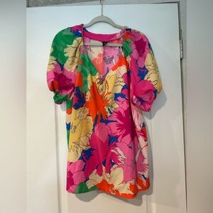 Vibrant Floral Blouse